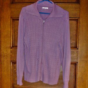 ~~~  Northern Reflections ~~~ CARDIGAN ~ Front Zip